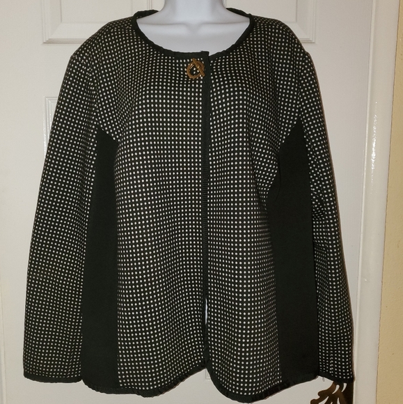 Black & Whitw Women's Jacket - Picture 1 of 5